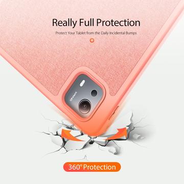 Xiaomi Pad 7S Pro 12.5 Dux Ducis Domo Tri-Fold Smart Folio Cover - Pink