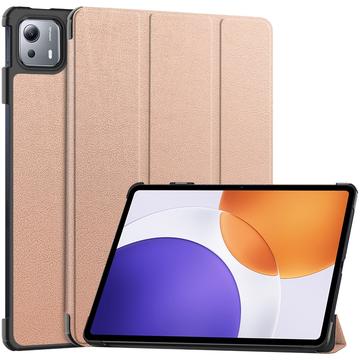 Xiaomi Pad 7S Pro 12.5 Tri-Fold Series Smart Folio-etui - Rosaguld
