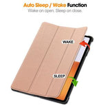 Xiaomi Pad 7S Pro 12.5 Tri-Fold Series Smart Folio-etui - Rosaguld