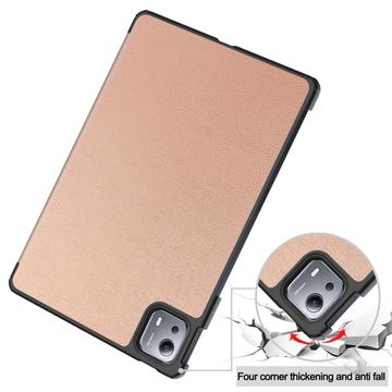 Xiaomi Pad 7S Pro 12.5 Tri-Fold Series Smart Folio-etui - Rosaguld