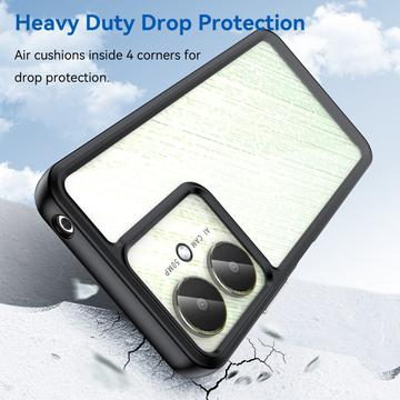 Xiaomi Poco C65/Redmi 13C Anti-Shock Hybrid Cover - Sort