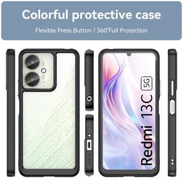 Xiaomi Poco C65/Redmi 13C Anti-Shock Hybrid Cover - Sort