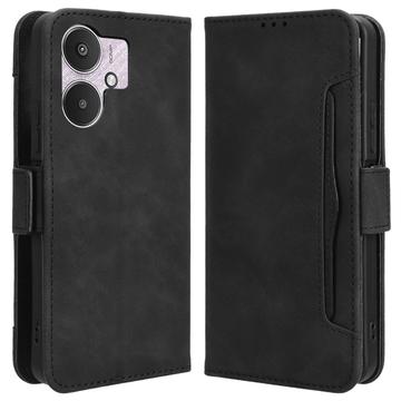 Xiaomi Poco M6/Redmi 13R Pung Cover med Kortholder - Sort