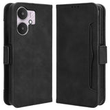 Xiaomi Poco M6/Redmi 13R Pung Cover med Kortholder - Sort