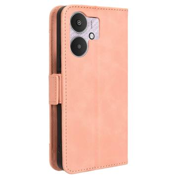 Xiaomi Poco M6/Redmi 13R Pung Cover med Kortholder - Pink
