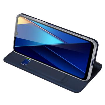 Xiaomi Poco C65/Redmi 13C Dux Ducis Skin Pro Flip Cover - Blå