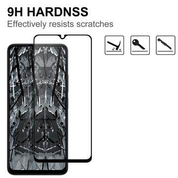 Xiaomi Poco C65/Redmi 13C Skærmbeskyttelse Hærdet Glas - Full Fit - Sort Kant