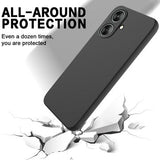 Xiaomi Poco M6/Redmi 13R Liquid Silikone Cover med Strop - Sort