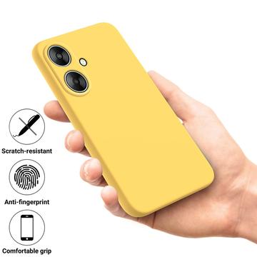 Xiaomi Poco M6/Redmi 13R Liquid Silikone Cover med Strop (Open Box - Fantastisk stand) - Gul