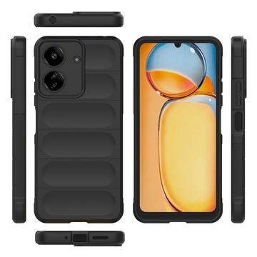 Xiaomi Poco C65/Redmi 13C Rugged Series TPU Cover - Sort