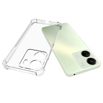 Xiaomi Poco C65/Redmi 13C Stødsikkert TPU Cover - Gennemsigtig