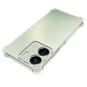 Xiaomi Poco C65/Redmi 13C Stødsikkert TPU Cover - Gennemsigtig