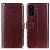 Xiaomi Poco C65/Redmi 13C Pung Taske med Magnetisk Lukning - Brun