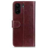 Xiaomi Poco C65/Redmi 13C Pung Taske med Magnetisk Lukning - Brun