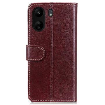 Xiaomi Poco C65/Redmi 13C Pung Taske med Magnetisk Lukning - Brun