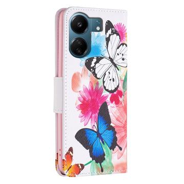 Xiaomi Poco C65/Redmi 13C Wonder Series Pung - Sommerfugle