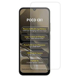Xiaomi Poco C81 Skærmbeskyttelse Hærdet Glas - 9H - Case Friendly - Gennemsigtig
