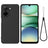 Xiaomi Poco C81x Flydende silikone cover med håndrem - Sort