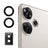 Xiaomi Redmi Turbo 3/Poco F6 Hat Prince Kamera Linse Skærmbeskyttelse Hærdet Glas - Sort