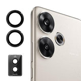 Xiaomi Redmi Turbo 3/Poco F6 Hat Prince Kamera Linse Skærmbeskyttelse Hærdet Glas - Sort