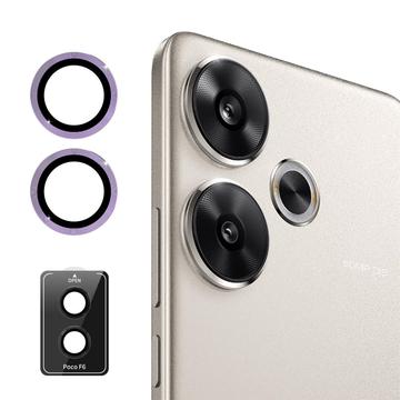 Xiaomi Redmi Turbo 3/Poco F6 Hat Prince Kamera Linse Skærmbeskyttelse Hærdet Glas - Lilla