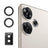 Xiaomi Redmi Turbo 3/Poco F6 Hat Prince Kamera Linse Skærmbeskyttelse Hærdet Glas - Sølv