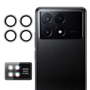 Xiaomi Poco F6 Pro Hat Prince Kamera Linse Skærmbeskyttelse Hærdet Glas - Sølv