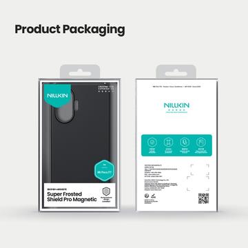 Xiaomi Poco F7 Nillkin Frosted Shield Pro Magnetic Hybrid Cover - Sort