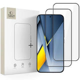 Xiaomi Poco F8 Ultra Tech-Protect Glass Fit+ Skærmbeskyttelse Hærdet Glas - 2 stk. - Sort