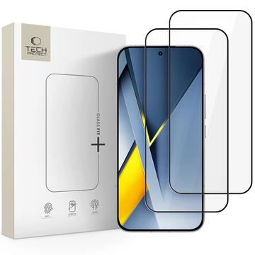Xiaomi Poco F8 Ultra Tech-Protect Glass Fit+ Skærmbeskyttelse Hærdet Glas - 2 stk. - Sort