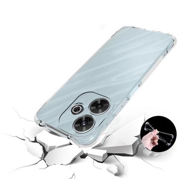 Xiaomi Poco M6 Plus Stødtæt TPU Cover - Gennemsigtig