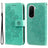 Xiaomi Poco M7 4G Mandala Series Etui med Pung - Grøn