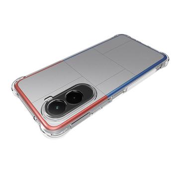 Xiaomi Poco M7 Plus/M7 4G Stødsikkert Silikone Cover - Gennemsigtig