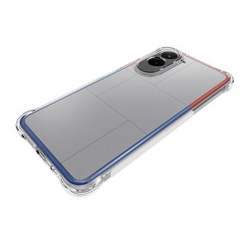 Xiaomi Poco M7 Plus/M7 4G Stødsikkert Silikone Cover - Gennemsigtig