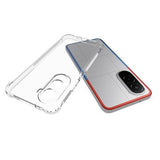 Xiaomi Poco M7 Plus/M7 4G Stødsikkert Silikone Cover - Gennemsigtig