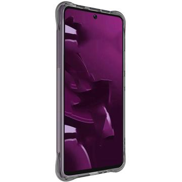 Xiaomi Poco M7 Pro 5G Imak Faldsikkert TPU Cover - Gennemsigtig Sort