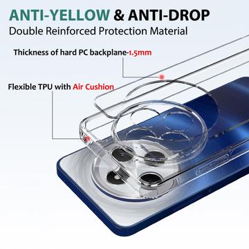 Xiaomi Poco M7 Ridsefast Hybrid Cover - Gennemsigtig