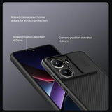 Xiaomi Poco X7 Pro Nillkin CamShield Prop Hybrid Cover - Blå