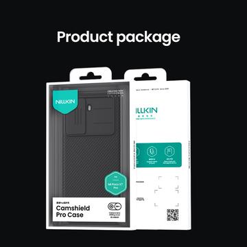 Xiaomi Poco X7 Pro Nillkin CamShield Prop Hybrid Cover - Grøn