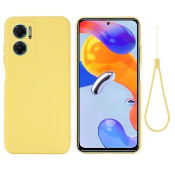 Xiaomi Redmi 10 5G/Note 11E Liquid Silicone Cover - Gul