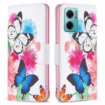 Wonder Series Xiaomi Redmi 10 5G/Note 11E Pung- Sommerfugle