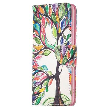 Wonder Series Xiaomi Redmi 10 5G/Note 11E Pung - Farverigt træ