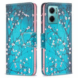 Wonder Series Xiaomi Redmi 10 5G/Note 11E Pung - Hvide Blomster