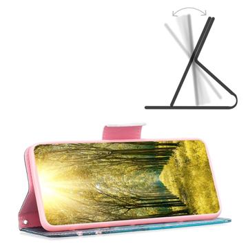 Wonder Series Xiaomi Redmi 10 5G/Note 11E Pung - Hvide Blomster