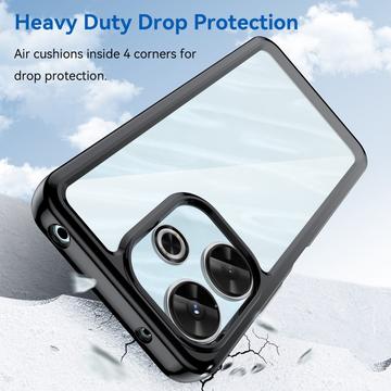 Xiaomi Redmi Note 13R/Redmi 13/Poco M6 4G Anti-Shock Hybrid Cover - Sort