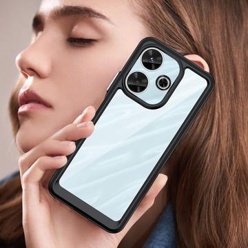 Xiaomi Redmi Note 13R/Redmi 13/Poco M6 4G Anti-Shock Hybrid Cover - Sort