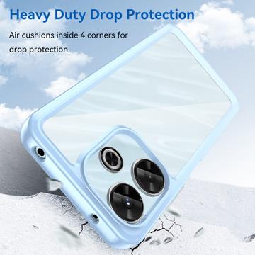 Xiaomi Redmi Note 13R/Redmi 13/Poco M6 4G Anti-Shock Hybrid Cover - Blå