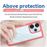Xiaomi Redmi Note 13R/Redmi 13/Poco M6 4G Anti-Shock Hybrid Cover - Rød