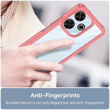 Xiaomi Redmi Note 13R/Redmi 13/Poco M6 4G Anti-Shock Hybrid Cover - Rød