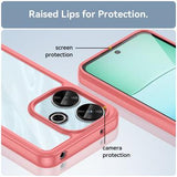 Xiaomi Redmi Note 13R/Redmi 13/Poco M6 4G Anti-Shock Hybrid Cover - Rød
